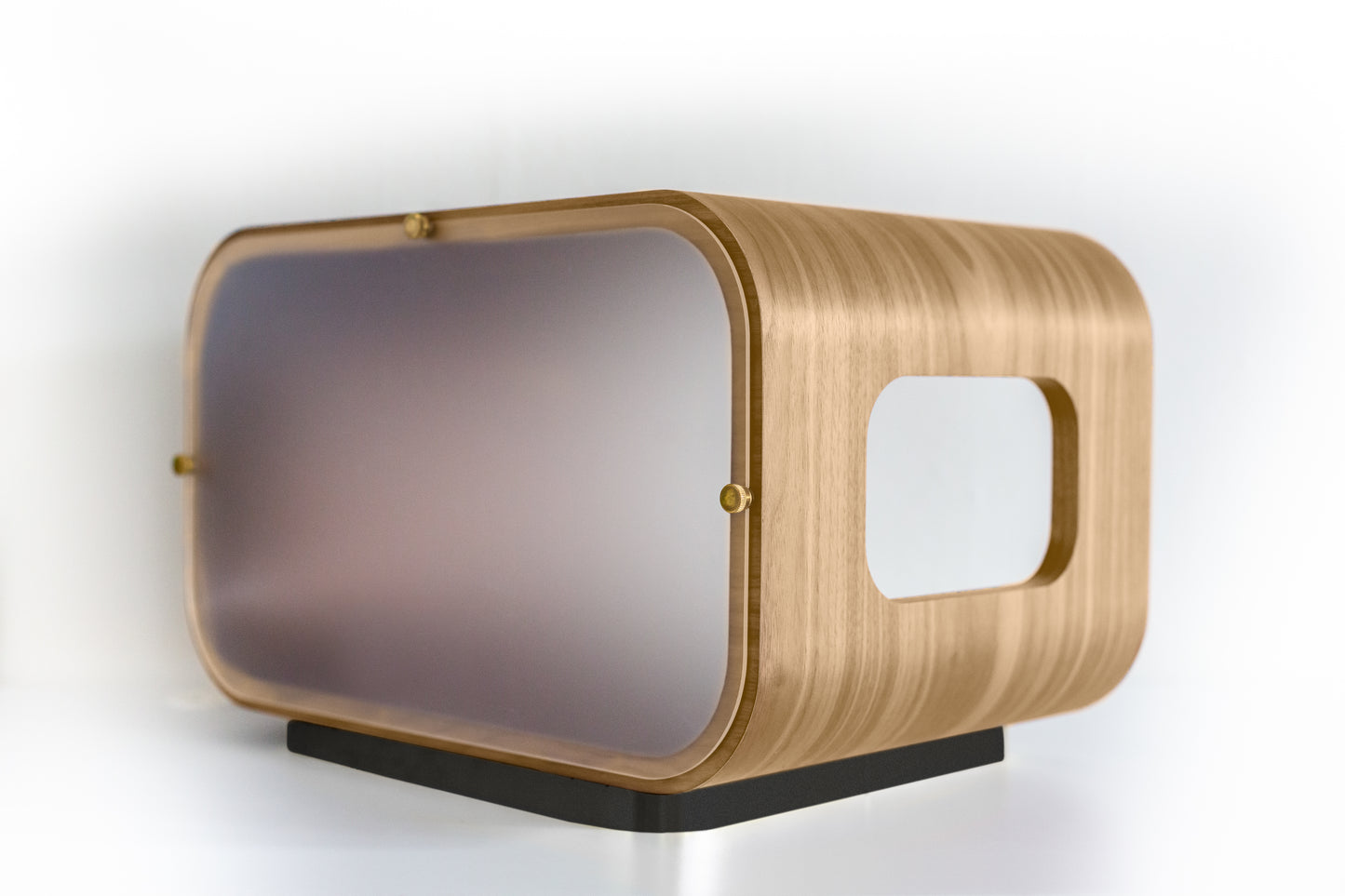 LUNA Bed in White Oak