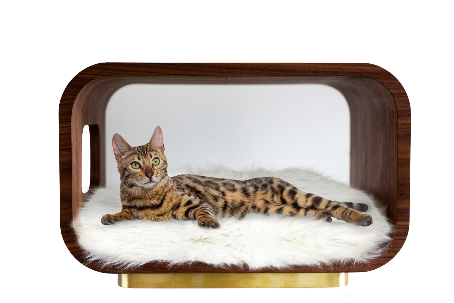 LUNA Bed in Walnut