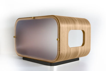 LUNA Bed in White Oak